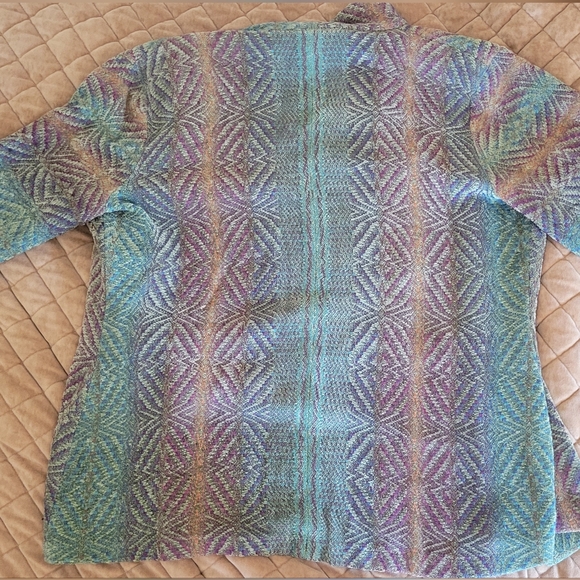 Patricia Palson Hand Woven Chenille jacket 1 of 1 - Picture 6 of 6